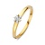 HuisCollectie Huiscollectie Ring 14k geelgoud met 0.12ct H/Si diamant 613567