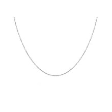 Blush HuisCollectie Collier 14k witgoud anker 0.9mm x 40cm 610358