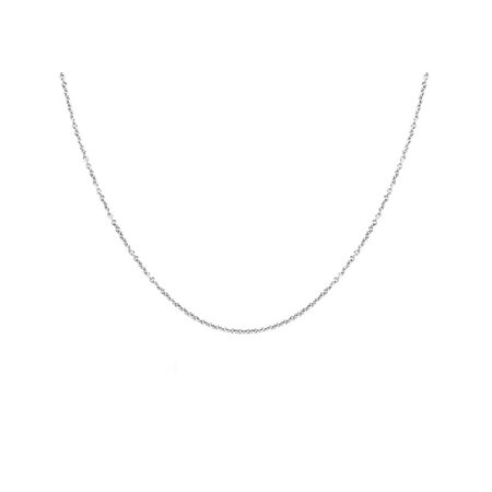 Blush HuisCollectie Collier 14k witgoud anker 1.3mm x 42cm 24910