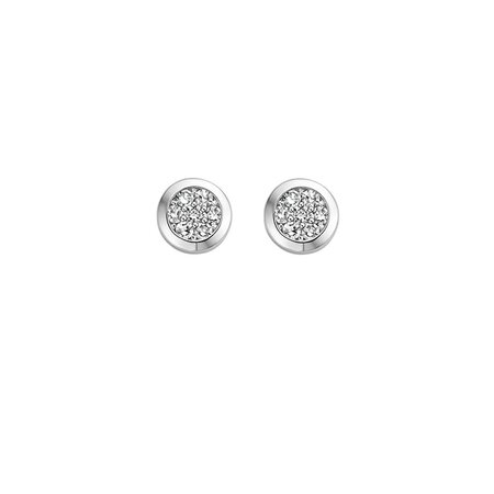 Blush Blush Diamonds Oorstekers 14k witgoud met diamant 7610WDI