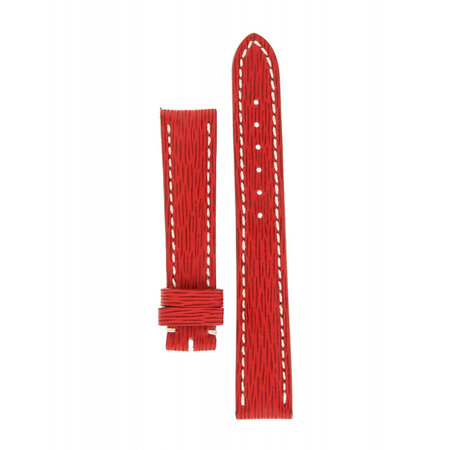 Breitling Breitling horlogeband 16-14 MM Rood sahara kalfsleer zonder gesp 209X