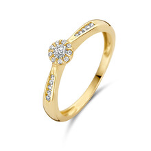 Blush Blush Diamonds Ring 14k Geelgoud met 0.19ct diamant 1632YDI