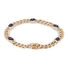 HuisCollectie Monzario Classics Armband 14k Geelgoud met Saffier 5.5mm 968A GEEL