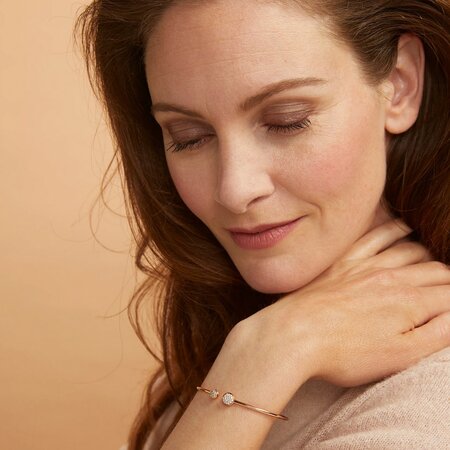 Bron BRON Armband Reflex 18k Roségoud met diamant 7AR4024BR