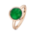 Tirisi Tirisi Ring Amsterdam 18k Roségoud met Smaragd triplet TR9709EMP