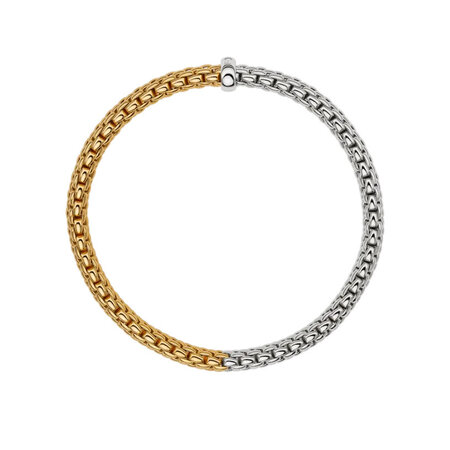 Fope FOPE Armband Flex-It Vendôme 18k Bicolor met diamant 01M02B2_BB_2_XBX_00M