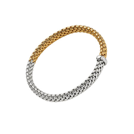 Fope FOPE Armband Flex-It Vendôme 18k Bicolor met diamant 01M02B2_BB_2_XBX_00M