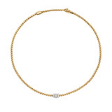 Fope FOPE Collier Eka 18k Geelgoud met diamant 73101C3_PB_G_BBB_045