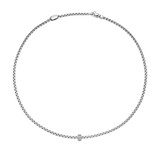 Fope FOPE Collier Eka 18k Witgoud met diamant 73101CX_BB_B_XBX_045