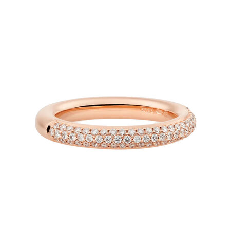 Bron BRON Ring Stax 18k Roségoud met Diamant 8RR4774BR