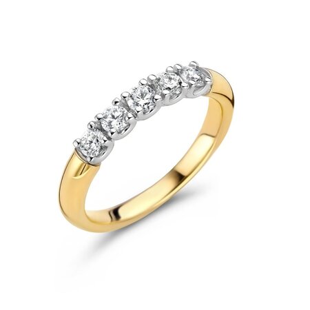 R&C R&C Ring Signature Alliance 18k Bicolor RIN5108-18BIC-GVS