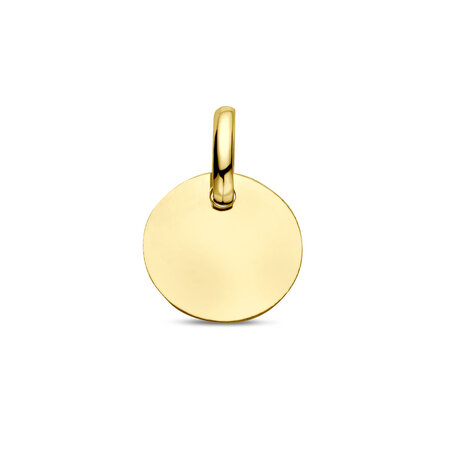 HuisCollectie HuisCollectie hanger 14k Geelgoud rond 12mm 613960