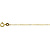 HuisCollectie HuisCollectie Collier 14k geelgoud anker plat 1 mm x 41, 43 en 45cm 613008