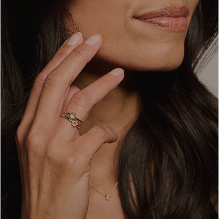 Blush Blush Ring 14k geelgoud met Topaas 1227YWT