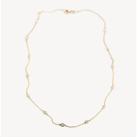 Blush Blush Collier 14k geelgoud met zirkonia 3172YZI