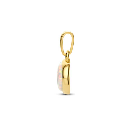 Mrs.Janssen Mrs. Janssen Hanger 14k  geelgoud met wit opaliet 612335