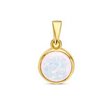 Mrs.Janssen Mrs. Janssen Hanger 14k  geelgoud met wit opaliet 612335