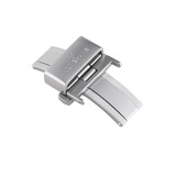 Junghans JUNGHANS Vlindersluiting Mat met pusher, banddoorgang tot 2,7 mm, bandverloop tot 18 mm, roestvrij staal 425550227