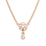 Bron BRON Collier Toujours Ajour 18k Roségoud met diamant 8CR4419BR