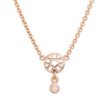 Bron BRON Collier Toujours Ajour 18k Roségoud met diamant 8CR4419BR