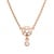 Bron BRON Collier Toujours Ajour 18k Roségoud met diamant 8CR4419BR