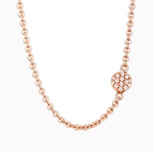 Bron BRON Collier Stardust 18k Roségoud met diamant 8CR440445BR