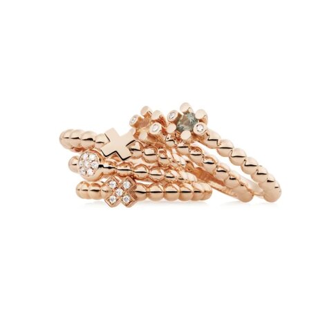 Bron BRON Ring Joy 18k Roségoud met diamant 8RR4792BR