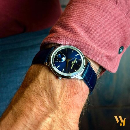 Frederique Constant FREDERIQUE CONSTANT Classic Slimline Moonphase Quartz 37mm FC-206N3S6