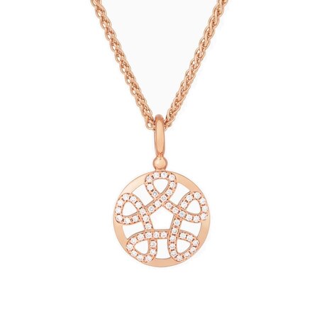 Bron BRON Hanger Toujours Ajour 18k Roségoud met diamant 8HR3449BR