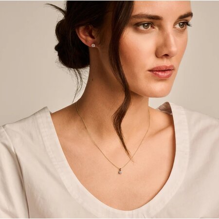 Blush Blush Hanger 14k geelgoud met zirkonia 6092YZI