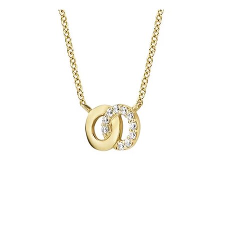 Blush Blush Collier 14k geelgoud met zirkonia 3126YZI