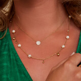 Mrs.Janssen Mrs. Janssen Collier 18k geelgoud met zoetwater parel 613466