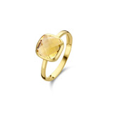 Jarrèl Jarrèl Ring San Marino 14k Geelgoud met Citrien 4Y.7429.CIS