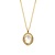 Blush Blush Collier 14k geelgoud met Parelmoer en Bergkristal 3169YMQ