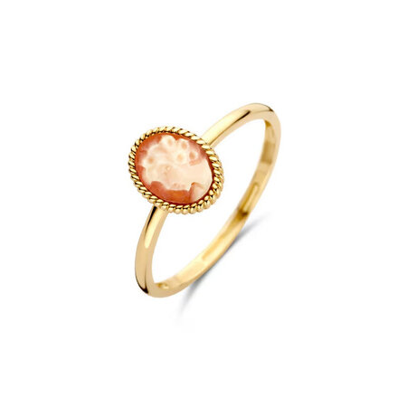 Blush Blush Ring 14k geelgoud met Camee 1250YCA