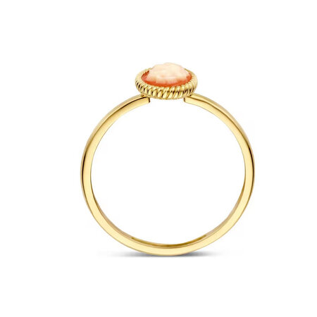 Blush Blush Ring 14k geelgoud met Camee 1250YCA