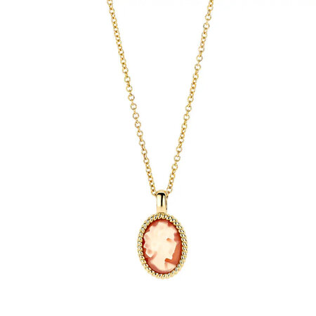 Blush Blush Collier 14k geelgoud met Camee 3167YCA