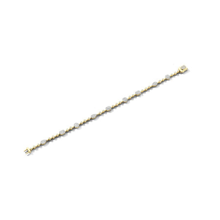 Tirisi TIRISI Armband Venice 18k geelgoud met 1.16ct diamant TB9071D(2T)