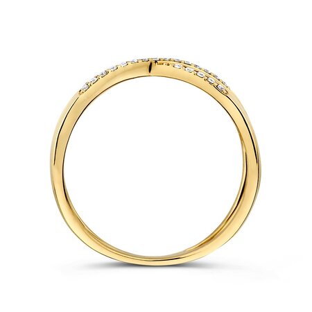 Mrs.Janssen Mrs. Janssen Ring 14k geelgoud met diamant 614463