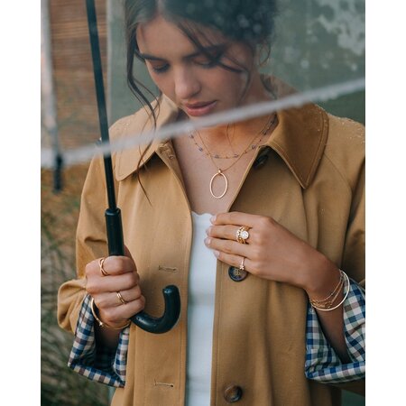 Mrs.Janssen Mrs. Janssen Ring 14k geelgoud met diamant 614463