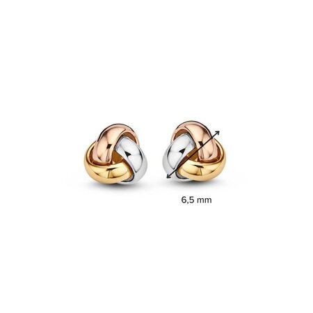 Mrs.Janssen Mrs. Janssen Oorstekers 14k Tricolor 612093