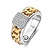 Tirisi Moda TIRISI Moda Ring Grumetta bicolor met diamant TM1132D(2T)