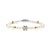 Tirisi Moda TIRISI Moda Armband Kisses bicolor met Parels en diamant TM2255PW(2T)