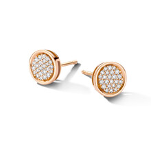 Mrs.Janssen Mrs. Janssen Oorstekers 14k Roségoud met diamant 604197