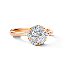 HuisCollectie HuisCollectie Ring 18k Roségoud met diamant 609291