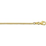 HuisCollectie HuisCollectie Collier 14k geelgoud venetiaans 0.9mm x 42cm 608808