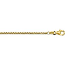 HuisCollectie HuisCollectie Collier 14k geelgoud venetiaans 0.9mm x 42cm 608808