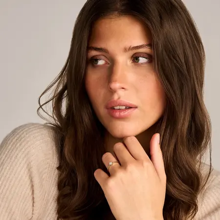 Blush Blush Diamonds Ring 14k bicolor met diamant 1680BDI