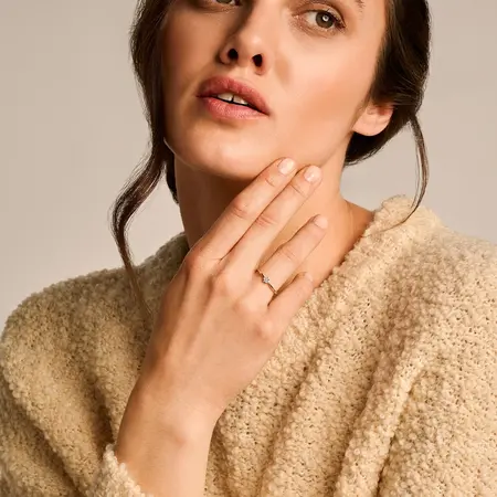 Blush Blush Diamonds Ring 14k bicolor met diamant 1675BDI