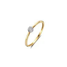 Blush Blush Diamonds Ring 14k bicolor met diamant 1675BDI